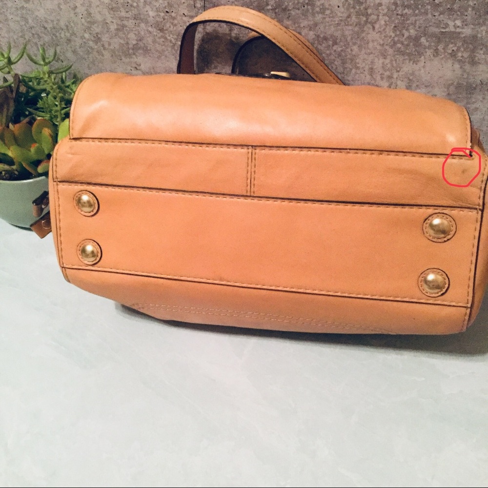 Coach Peyton Tan Carryall Shoulder Purse - Picture 4 of 8